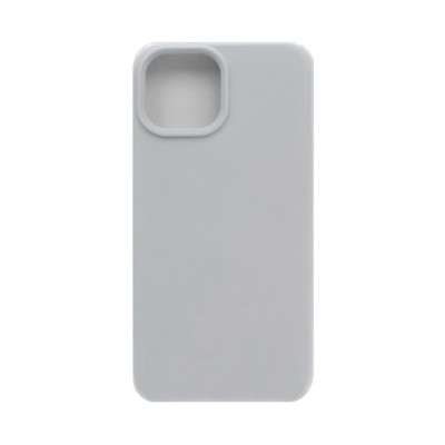Чехол накладка Silicone Case (без лого) iPhone 15 Plus серый оптом по низким ценам!
