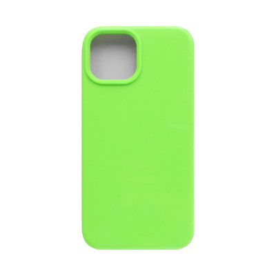 Чехол накладка Silicone Case (без лого) iPhone 15 Plus ярко-зеленый оптом по низким ценам!