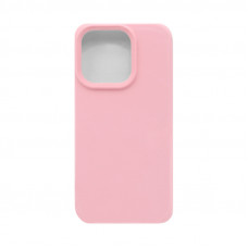 Чехол накладка Silicone case (без лого) iPhone 15 Pro Max розовый