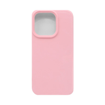 Чехол накладка Silicone case (без лого) iPhone 15 Pro Max розовый оптом по низким ценам!