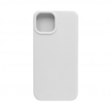 Чехол накладка Silicone case (без лого) iPhone 15 белый