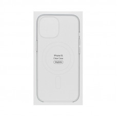 Чехол пластик iPhone 15 Magsafe Под ориг прозрачный