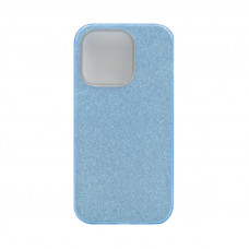 Чехол накладка Блеск iPhone 15 Pro Max голубой