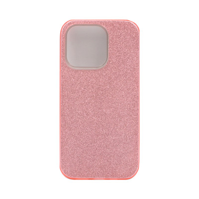 Чехол накладка Блеск iPhone 15 Pro Max розовый оптом по низким ценам!