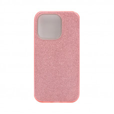 Чехол накладка Блеск iPhone 15 Pro розовый