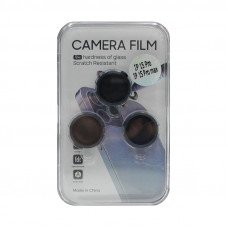 Защитное стекло на камеру iPhone 15Pro/15Pro Max Camera Film темно-синий