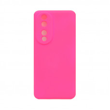 Чехол накладка Silicone Case Huawei Honor 90 ярко-розовый
