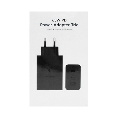 СЗУ Блок 2Type-C/USB 65W PD70 черный оптом по низким ценам!