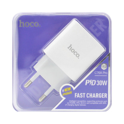 СЗУ Блок Hoco C76A Pro PD30W белый оптом по низким ценам!