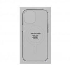 Чехол пластик iPhone 15 Pro Max Magsafe прозрачный IC