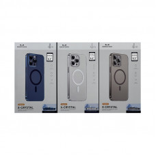 Чехол накладка iPhone 15 Pro KEEPHONE Magsafe X-CRYSTAL
