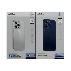 Чехол накладка iPhone 15 Pro Max KEEPHONE X-CRYSTAL