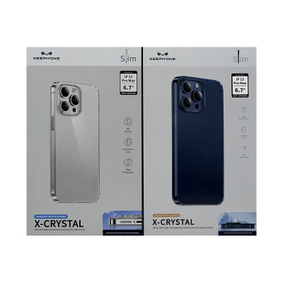 Чехол накладка iPhone 15 Pro Max KEEPHONE X-CRYSTAL оптом по низким ценам!