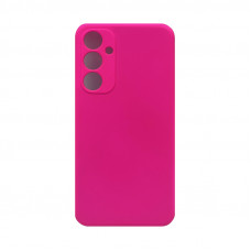 Чехол накладка Silicone Case Samsung A35 фуксия
