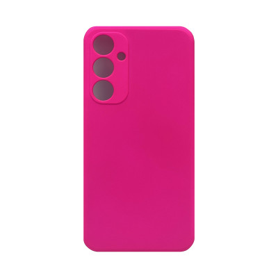 Чехол накладка Silicone Case Samsung A35 фуксия оптом по низким ценам!