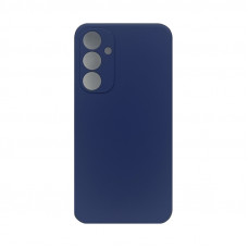 Чехол накладка Silicone Case Samsung A35 темно-синий