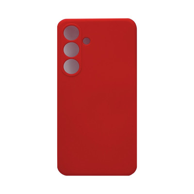 Чехол накладка Silicone Case Samsung S24 Plus красный оптом по низким ценам!