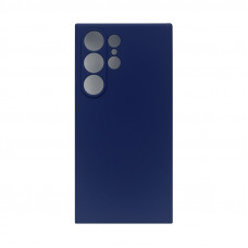 Чехол накладка Silicone Case Samsung S24 Ultra темно-синий