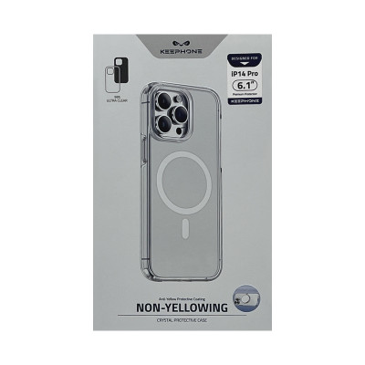 Чехол накладка iPhone 14 Pro KEEPHONE NON-YELLOWING оптом по низким ценам!