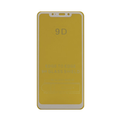 Защитное стекло 9D Xiaomi Note 6 Pro белый техпак оптом по низким ценам!