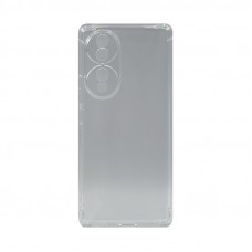 Чехол накладка Huawei Honor 70 прозрачный с углами
