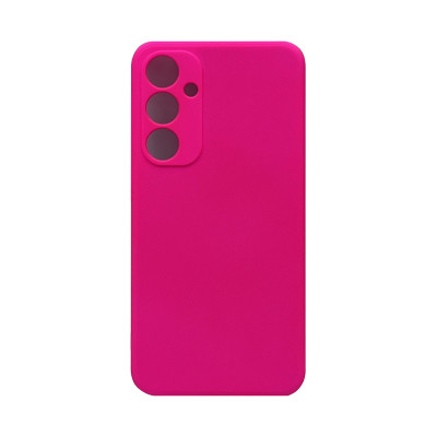 Чехол накладка Silicone Case Samsung A55 фуксия оптом по низким ценам!