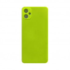 Чехол накладка Silicone Case Samsung A05 салатовый