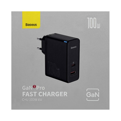 СЗУ PD100W Baseus CCGP090201 Gan 5 pro черный оптом по низким ценам!