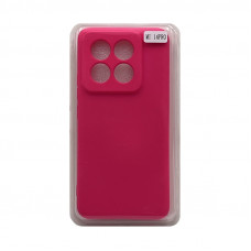 Чехол накладка Soft Touch Xiaomi Mi14 Pro фуксия