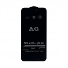 Защитное стекло iPhone 12 5.4" черный матовый техпак