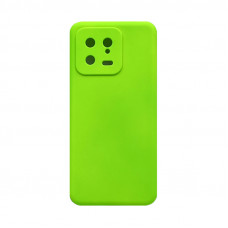 Чехол накладка Silicone Case Xiaomi Mi13 ярко-зеленый