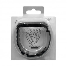 Ремешок металл стальной Mi Band M8 черный