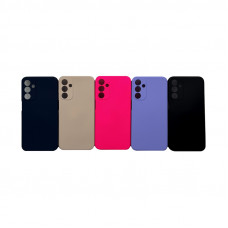 Чехол накладка New плотный однотонный Samsung A15 с бархатом внутри