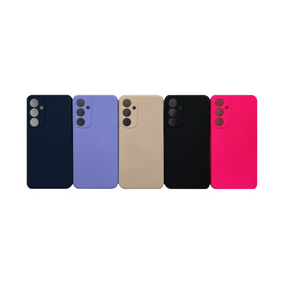 Чехол накладка New плотный однотонный Samsung A55 с бархатом внутри оптом по низким ценам!