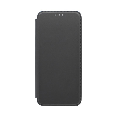 Чехол книжка на силиконовой основе Brauffen iPhone 15 Plus черный оптом по низким ценам!