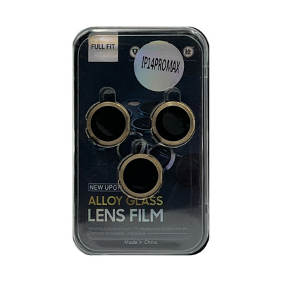 Защитное стекло на камеру iPhone 14 Pro/14 Pro Max Lens Film золото оптом по низким ценам!