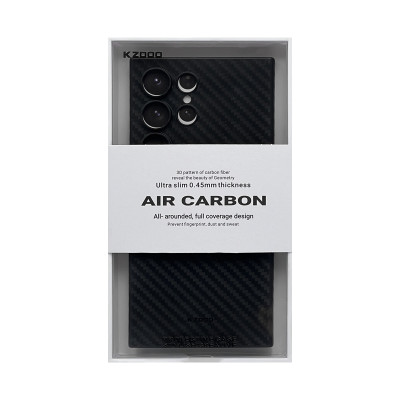 Чехол накладка Samsung AIR CARBON S24 Ultra черный оптом по низким ценам!