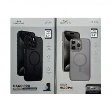 Чехол накладка iPhone 15 Pro Max KEEPHONE Magsafe MAGO Pro черный