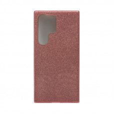 Чехол накладка Блеск Samsung S24 Ultra розовый