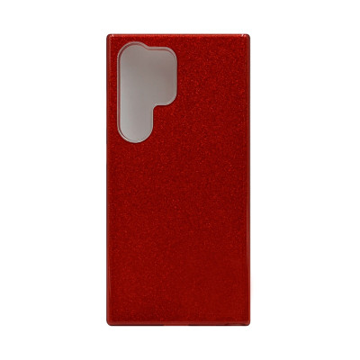 Чехол накладка Блеск Samsung S24 Ultra красный оптом по низким ценам!