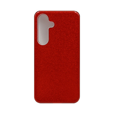 Чехол накладка Блеск Samsung S24 красный оптом по низким ценам!