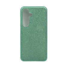 Чехол накладка Блеск Samsung S24 зеленый