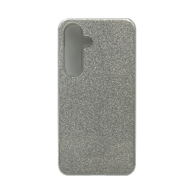 Чехол накладка Блеск Samsung S24 серый оптом по низким ценам!