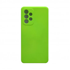 Чехол накладка Silicone Case Samsung A33 ярко-зеленый