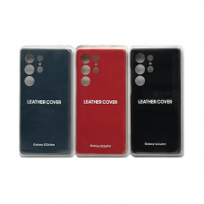 Чехол накладка Samsung LEATHER S23 Ultra