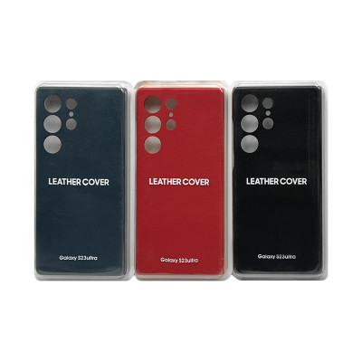Чехол накладка Samsung LEATHER S23 Ultra оптом по низким ценам!