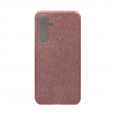 Чехол накладка Блеск Samsung A35 5G розовый