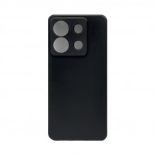 Чехол накладка Poco X6 плотный черный с защитой камеры