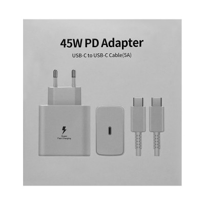 СЗУ Блок PD45W C49 + кабель Type-C Type-C белый оптом по низким ценам!