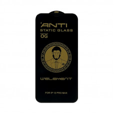 Защитное стекло Anti static OG Yigoumo Phone 12 Pro Max черный техпак